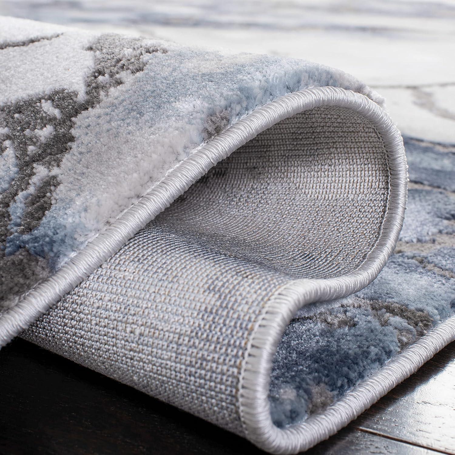 Craft CFT877 Loomed Indoor Area Rug - Grey/Blue - 6'7"x9' - Safavieh