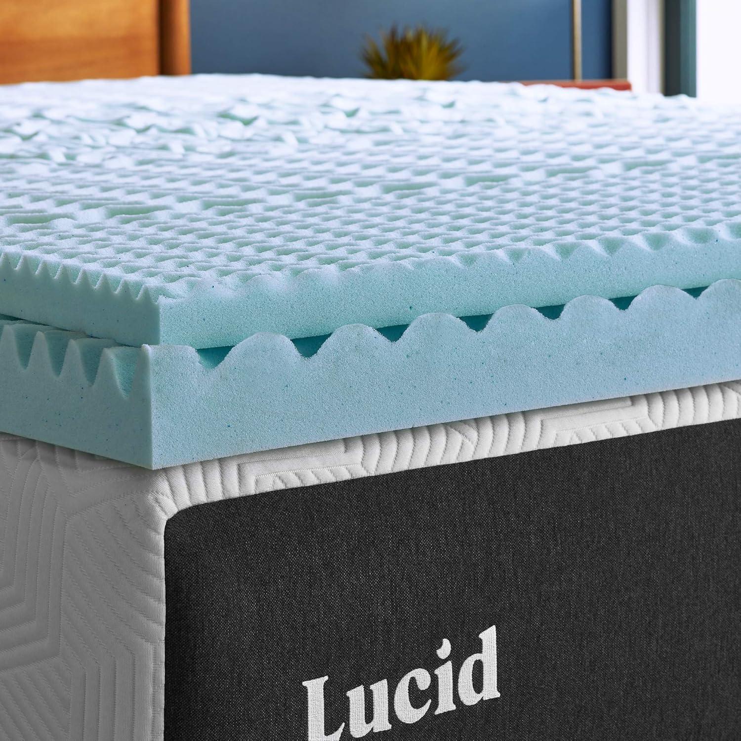 Twin Gel Infused Memory Foam Mattress Topper