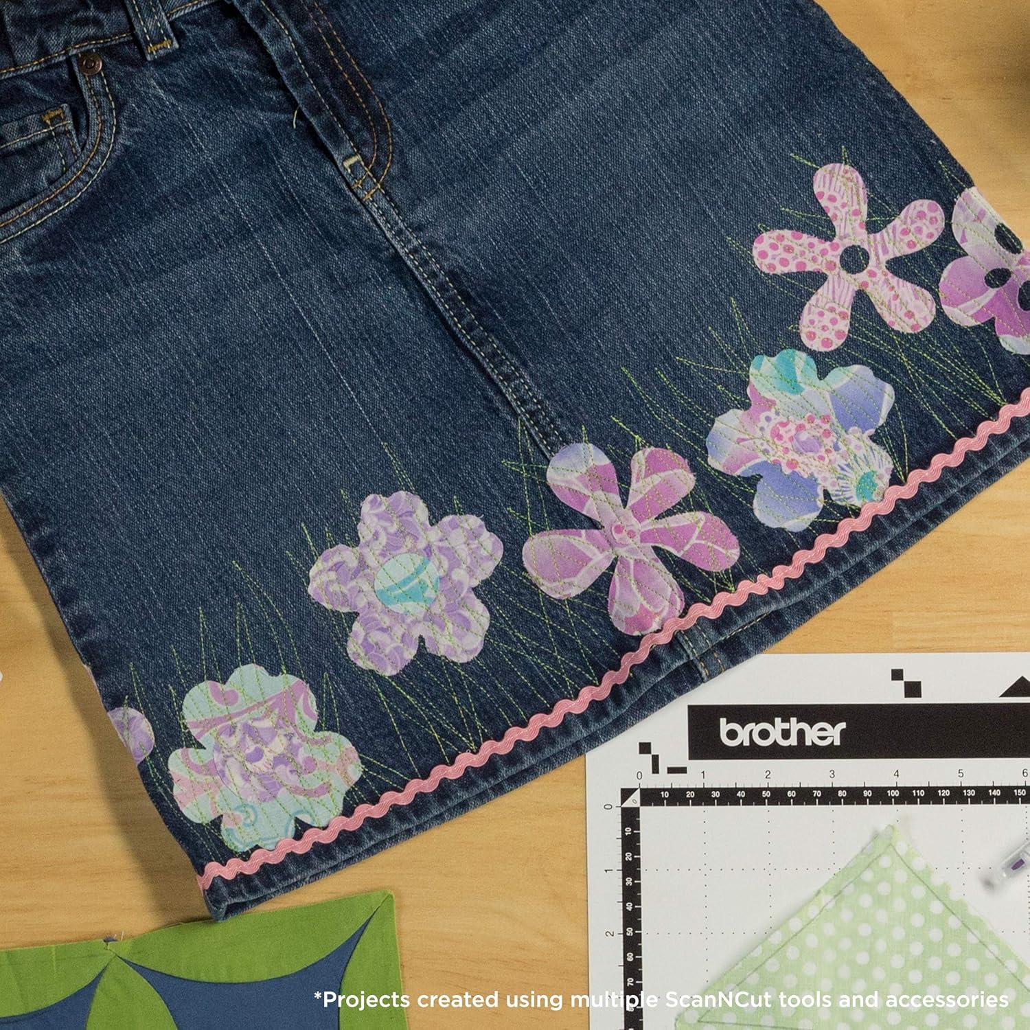 Brother Iron-On Fabric Applique Contact Sheet, 36" x 18.5", White