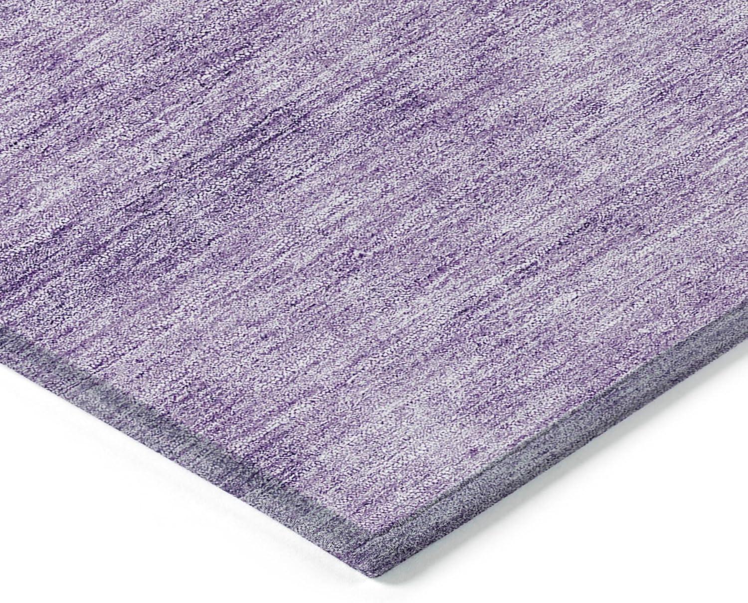 Purple Abstract Machine Washable Indoor Outdoor Area Rug