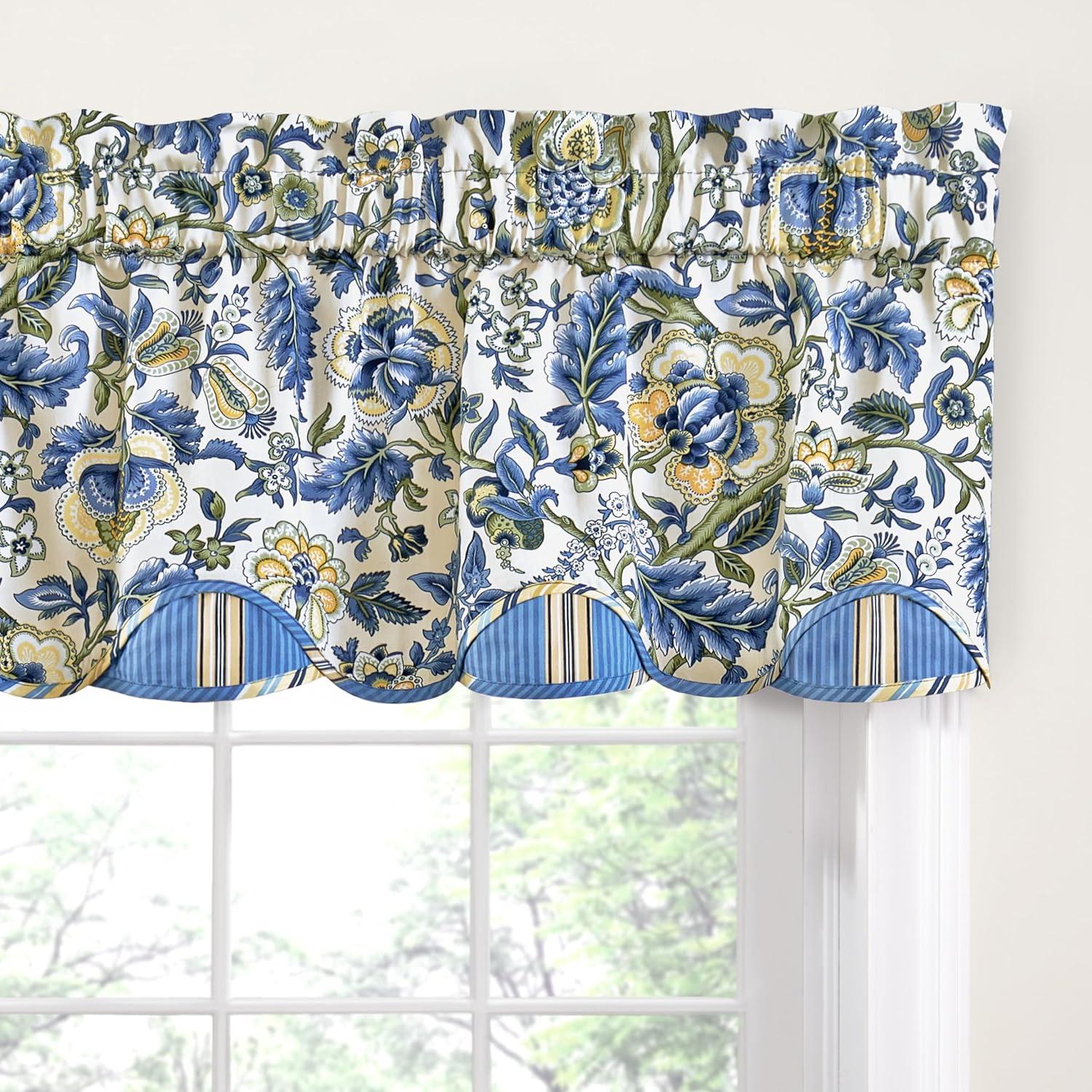 Waverly Imperial Dress Window Valance, Porcelain