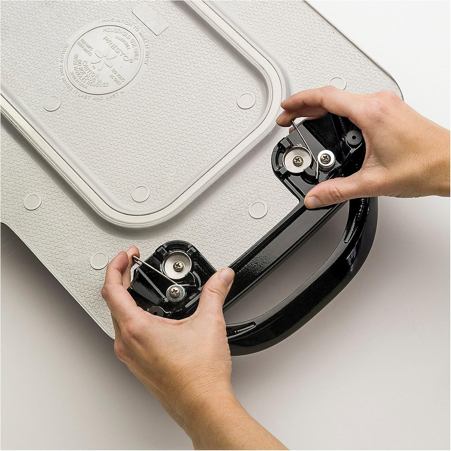 Presto 22 in Electric Griddle - Extra Large Cooking Surface, Non Stick, Fast & Even Heating