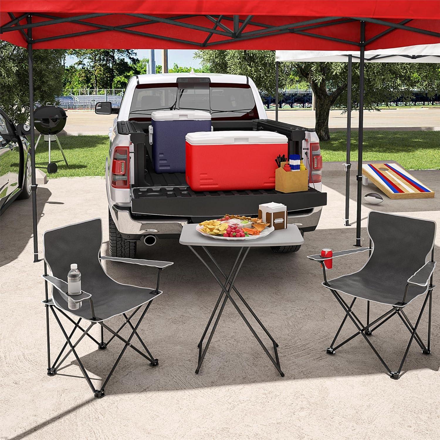 COSCO COSCO Personal Folding Activity Tables, Multi-Purpose, Adjustable Height (Set of 2)