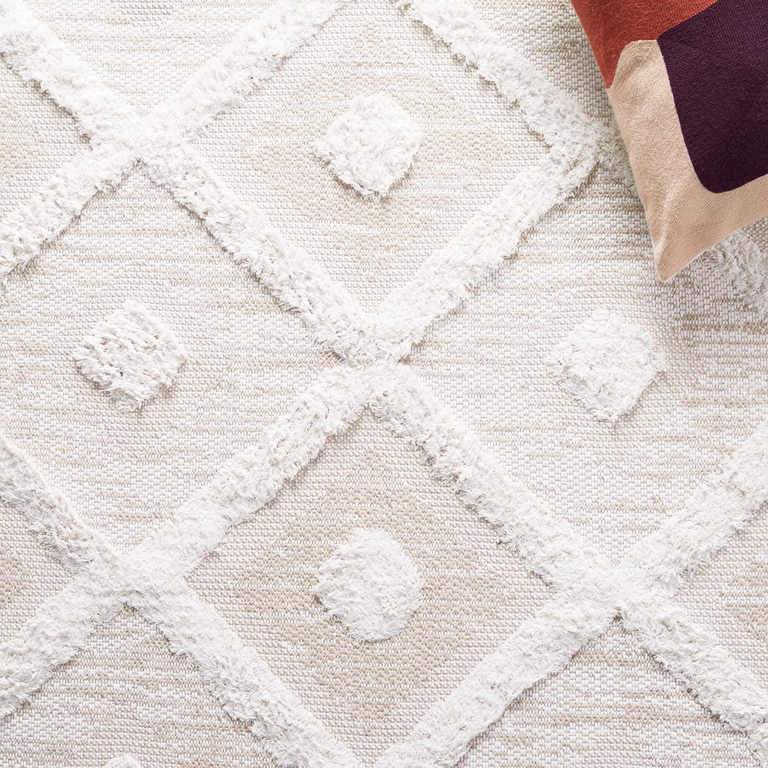 Augustine AGT730 Machine Made Indoor Area Rug - Pink/Ivory - 4'x6' - Safavieh