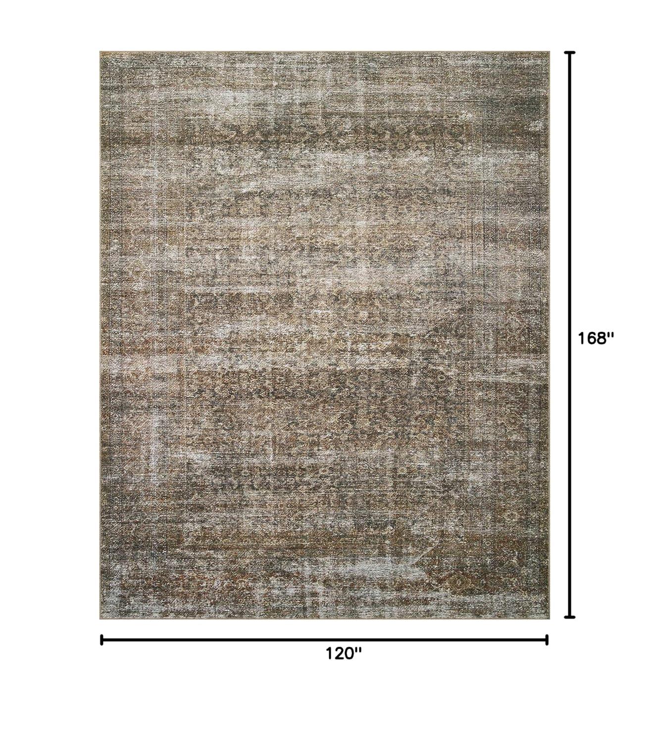 Billie Oriental Tobacco/Rust Area Rug