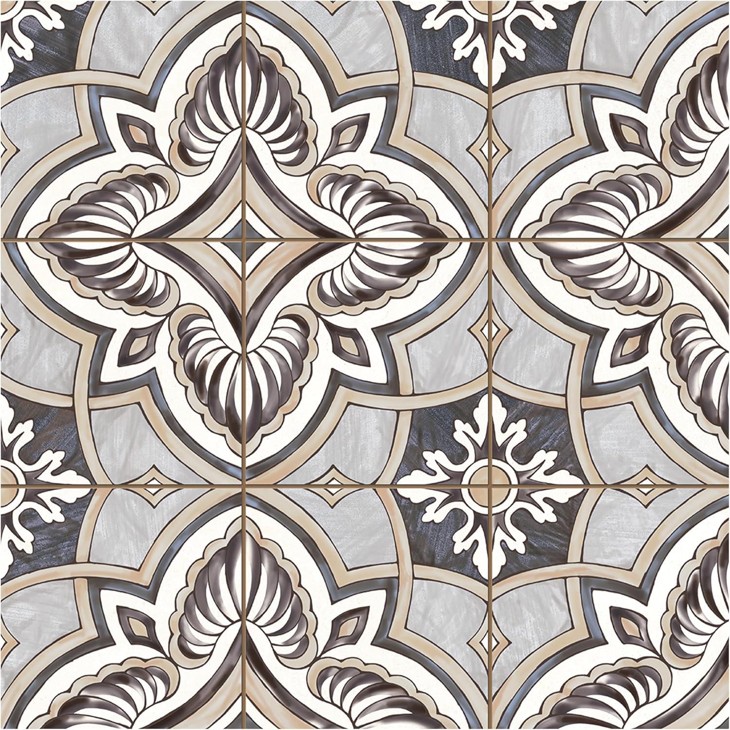 Harmonia 13" x 13" Ceramic Patterned Wall & Floor Tile