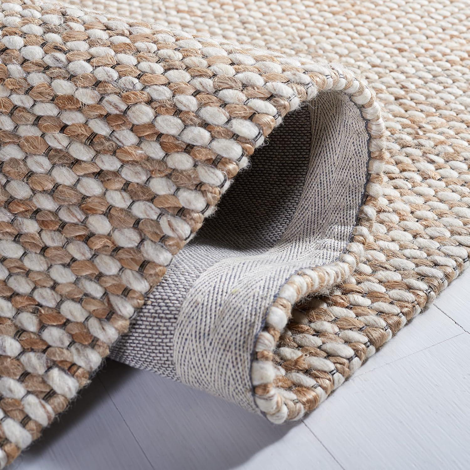 Natural Fiber NFB553 Hand Tufted Area Rug - Natural/Beige - 8'x10' - Safavieh.