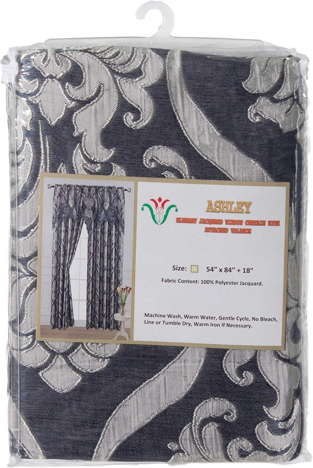 Venice Collections Polyester Room Darkening Curtain Single Panel