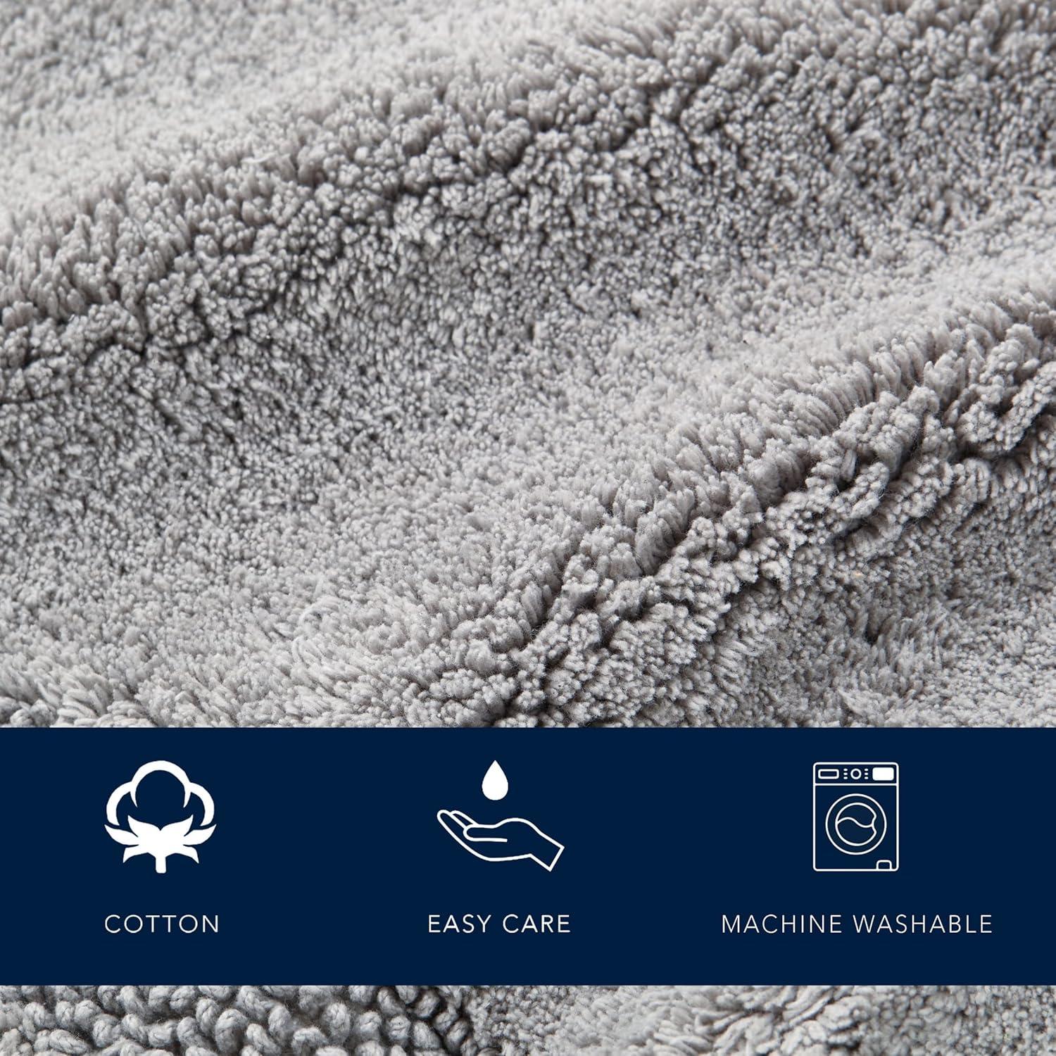 Nautica Peniston Solid Cotton Bath Rug Runner