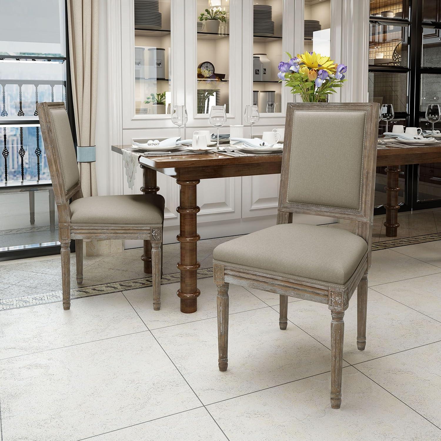Libretto 20.5'' H Linen Upholstered Side Chair