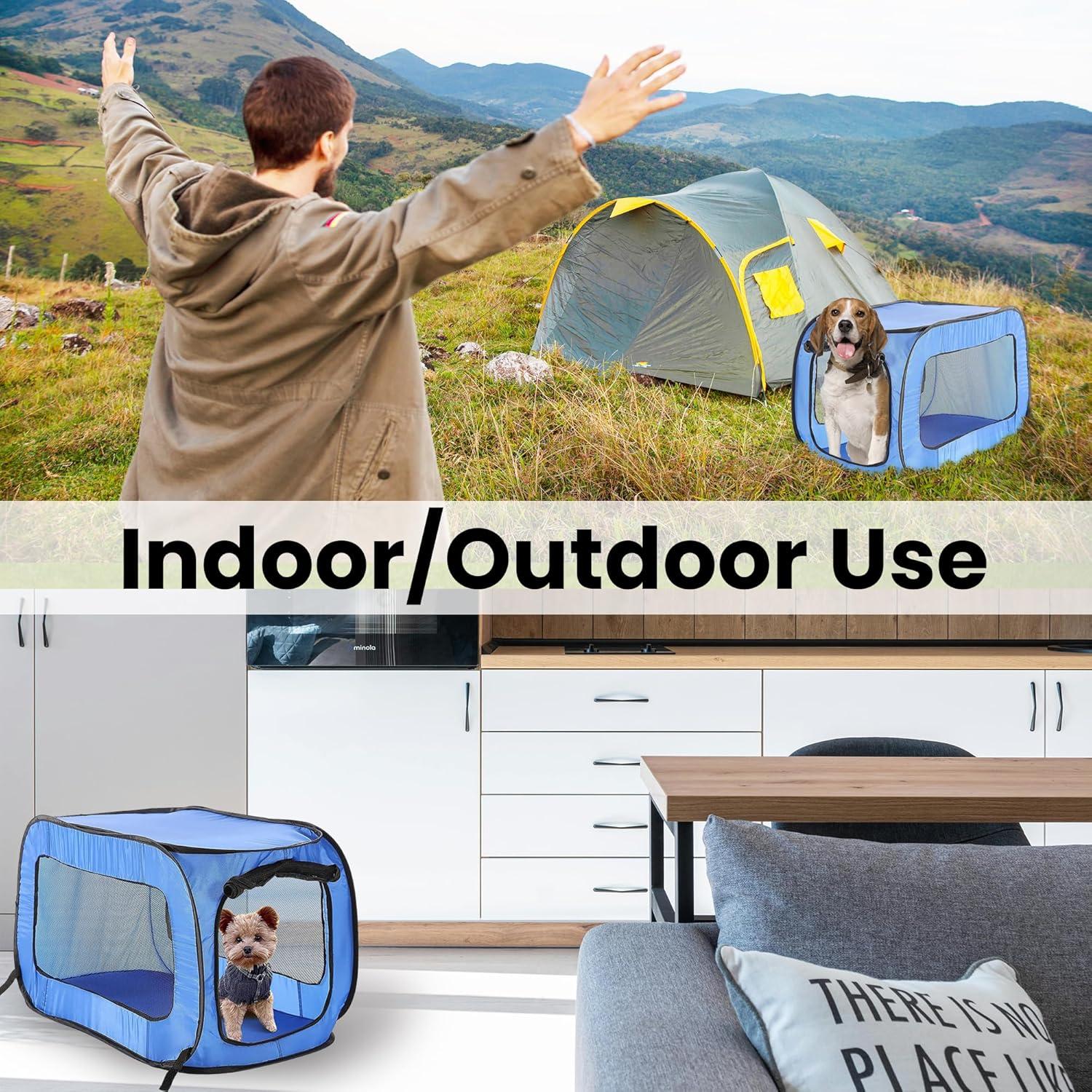 Beatrice Home Fashions Collapsible Pet Carrier with 1 Door