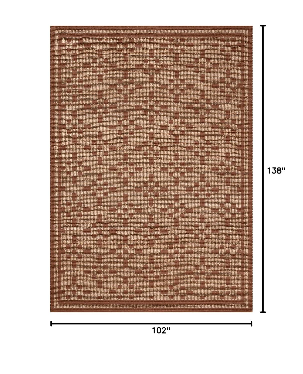 Judy II Jute-Blend Rug by Chris Loves Julia x Loloi - Natural and Spice / 8'6" x 11'6"