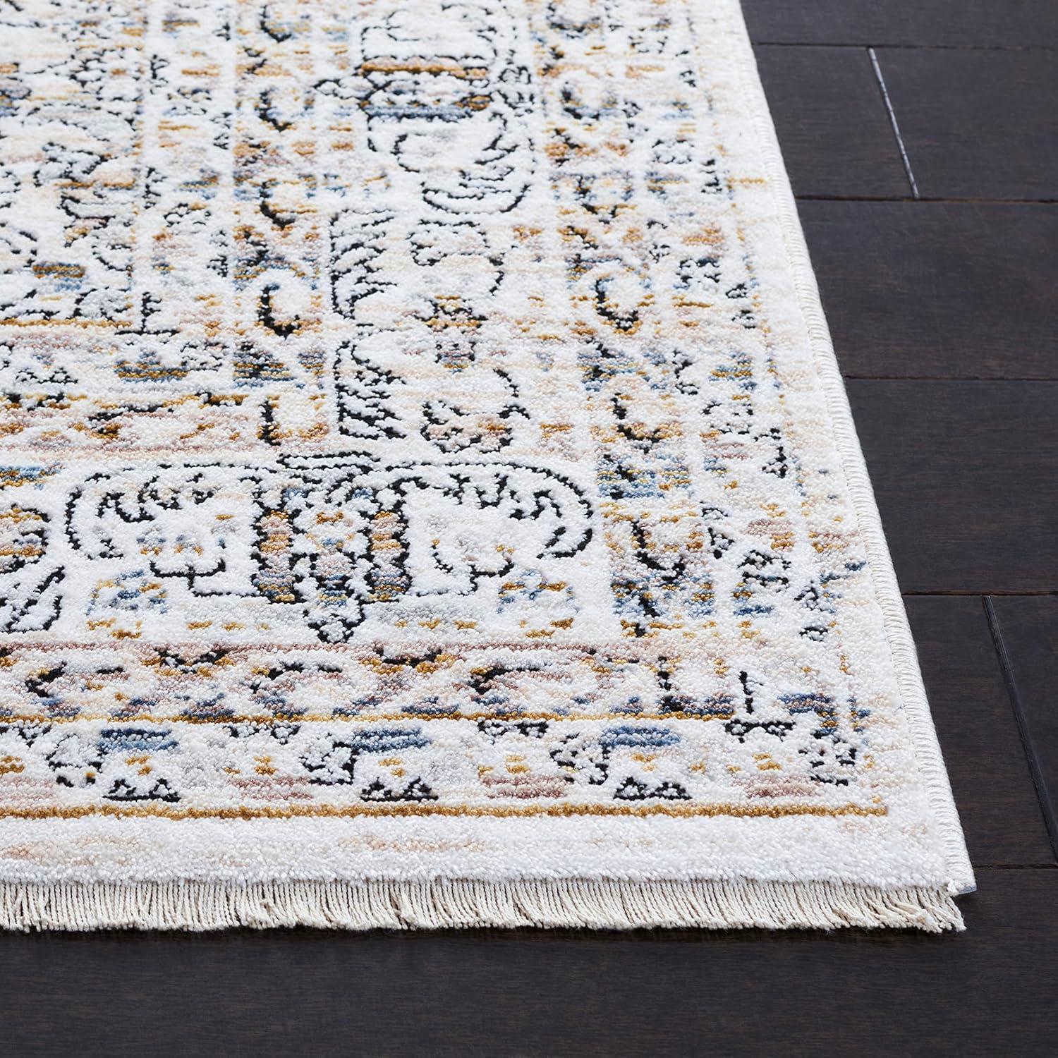 Moondust MND660 Power Loomed Area Rug - Ivory/Grey - 8'x10' - Safavieh.