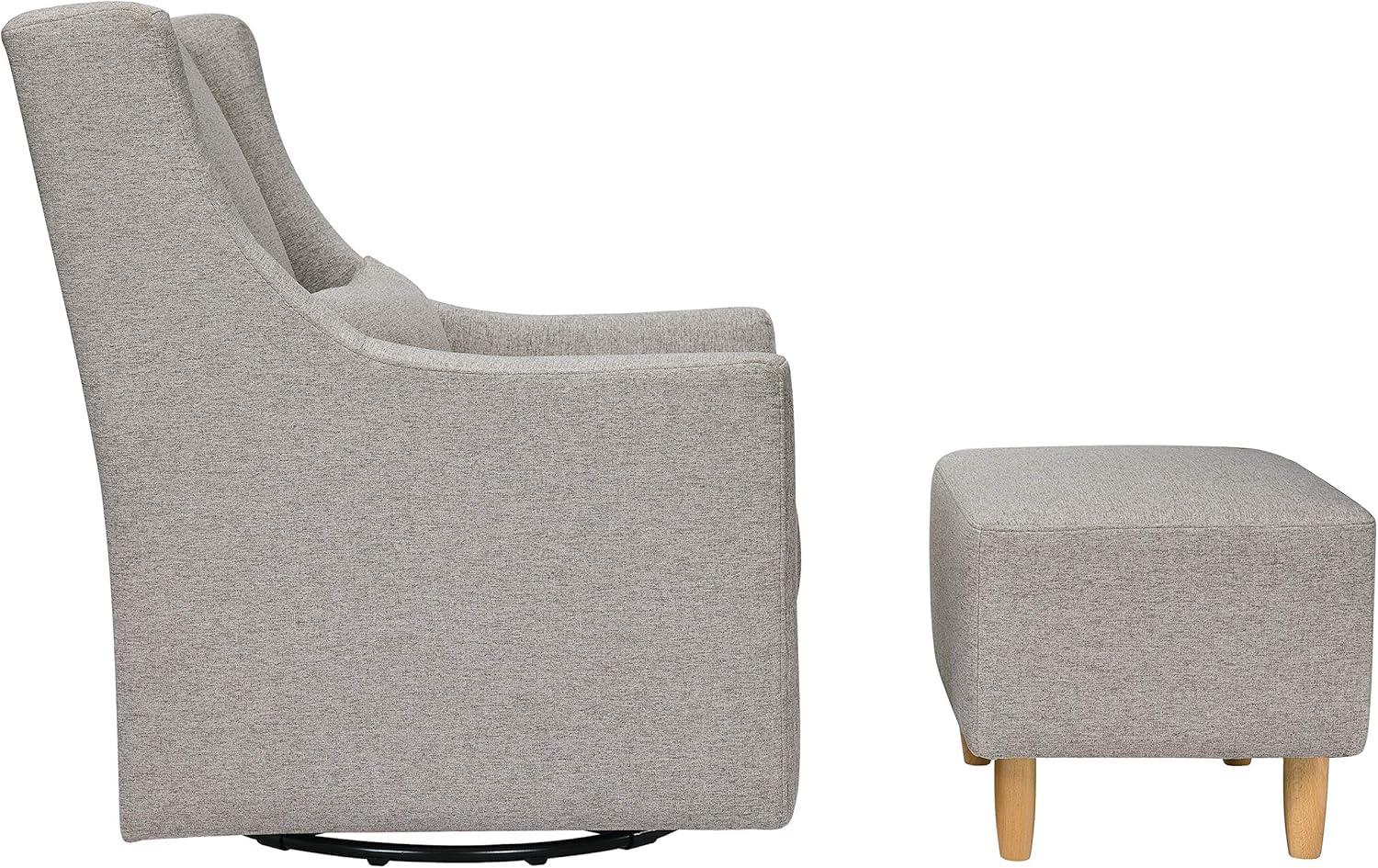 Toco Swivel Glider with Ottoman Set