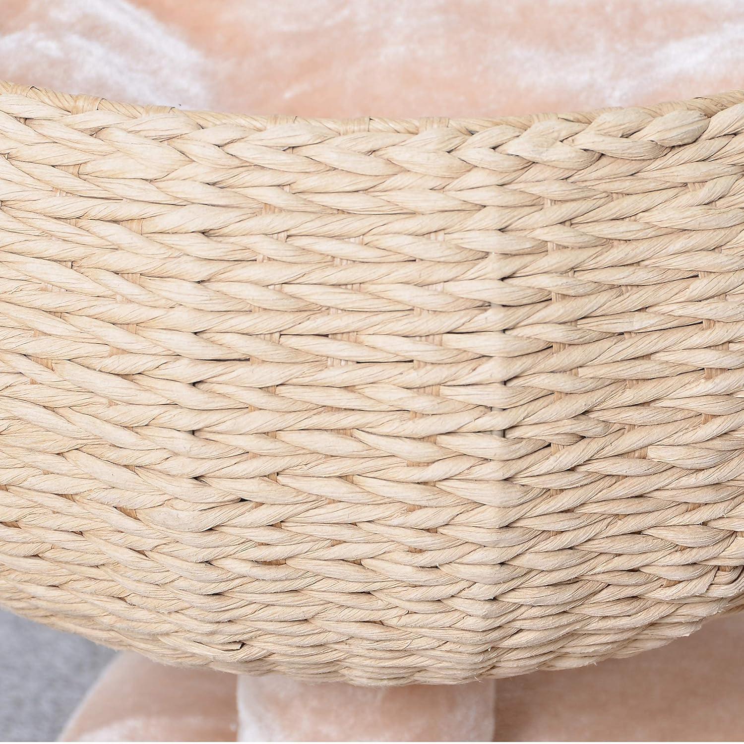 PetPals PetPals Handwoven Cat Tree with Perches Scratching Post
