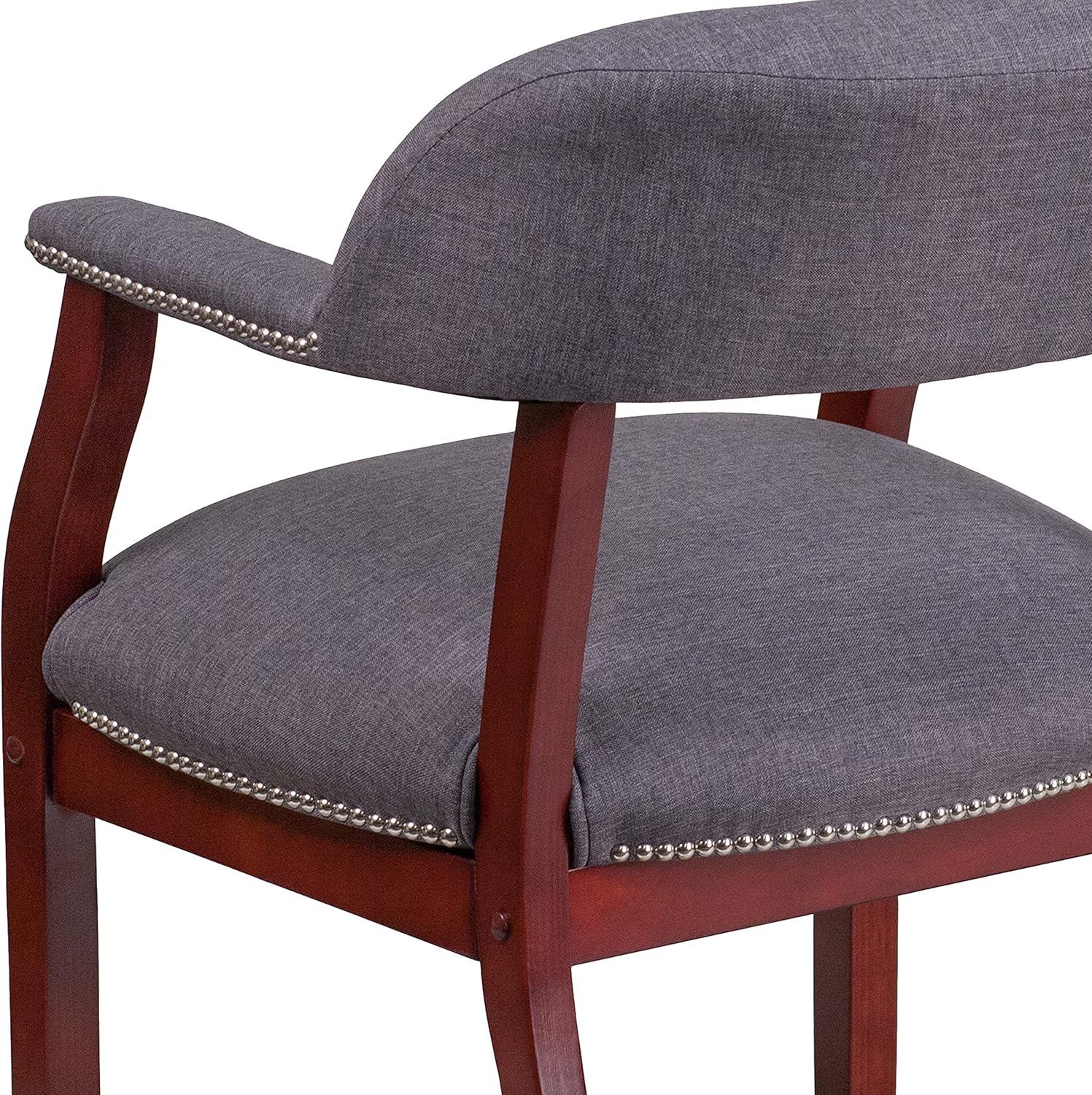 Emma and Oliver Gray Fabric Luxurious Conference Chair