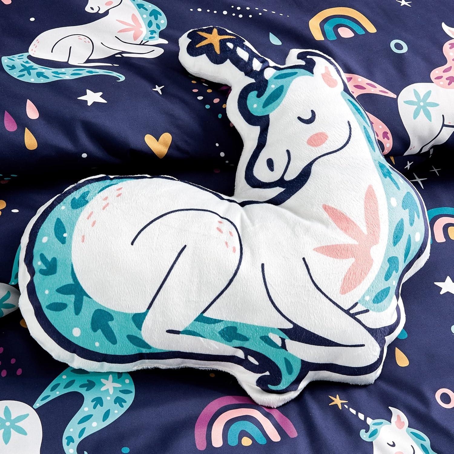 MarCielo Kids Girls Comforter Set Magic Unicorn