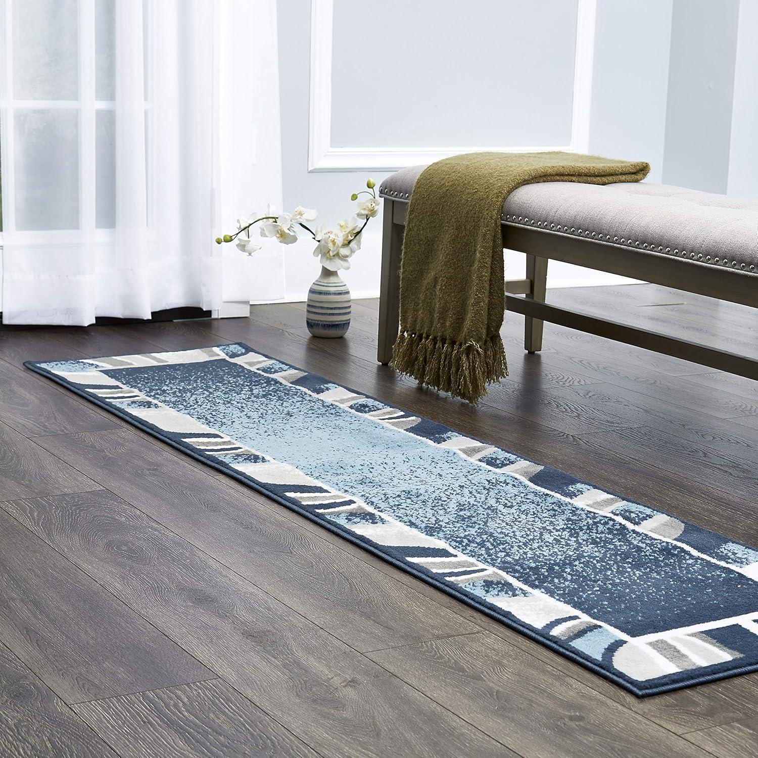 Home Dynamix Premium Rizzy Contemporary Abstract Border Area Rug