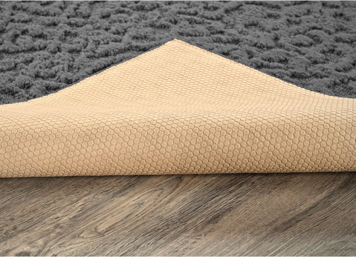 Garland Rug Ivy 9' x 12' Polypropylene Area Rug in Cinder Gray