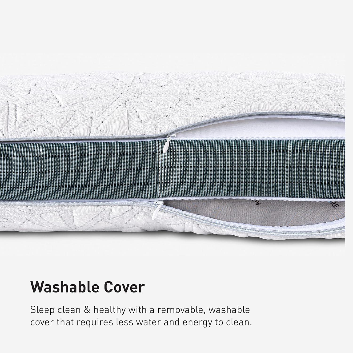 Bedgear Bedgear Storm Cuddle Curve Performance Cooling Pillow for Side Sleepers- Medium Firmness