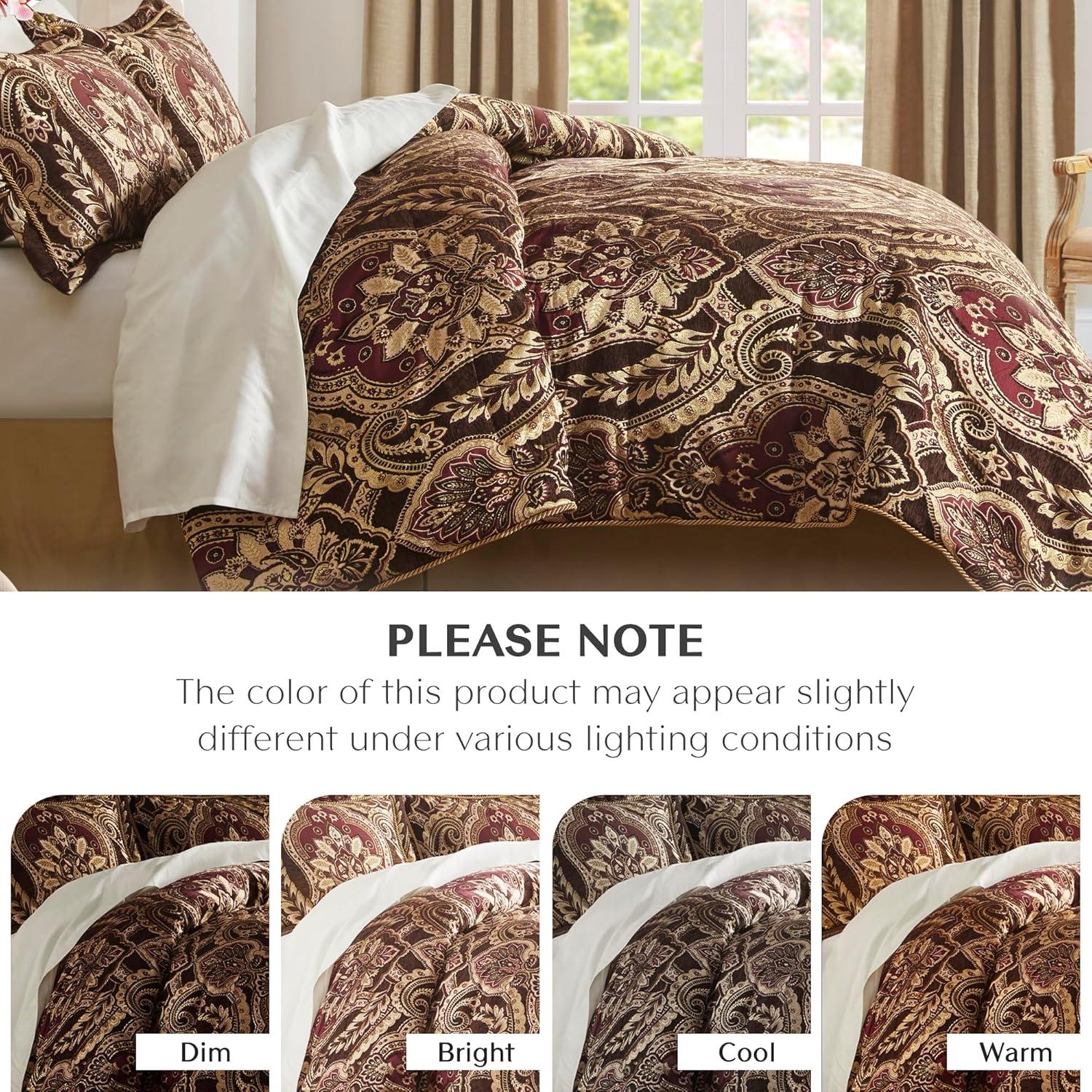 Croscill Croscill Julius 4 Piece Chenille Jacquard Comforter Set