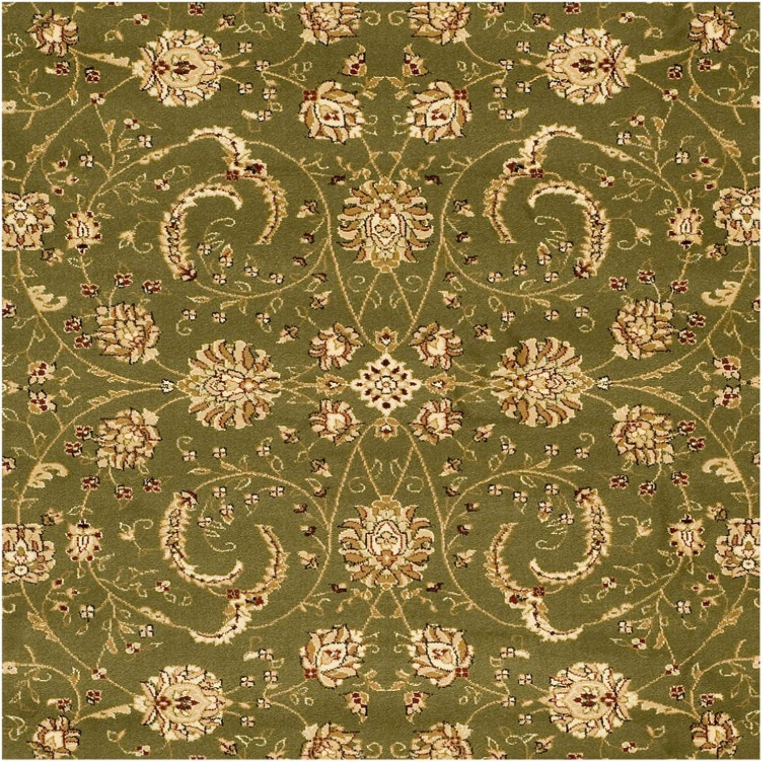 Lyndhurst LNH219 Power Loomed Area Rug - Sage/Ivory - 9'x12' - Safavieh
