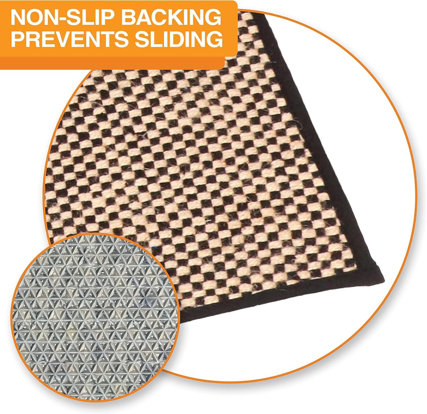 Neater Pets Jute Litter Trapping Mat, Checkered, 24" x 36"