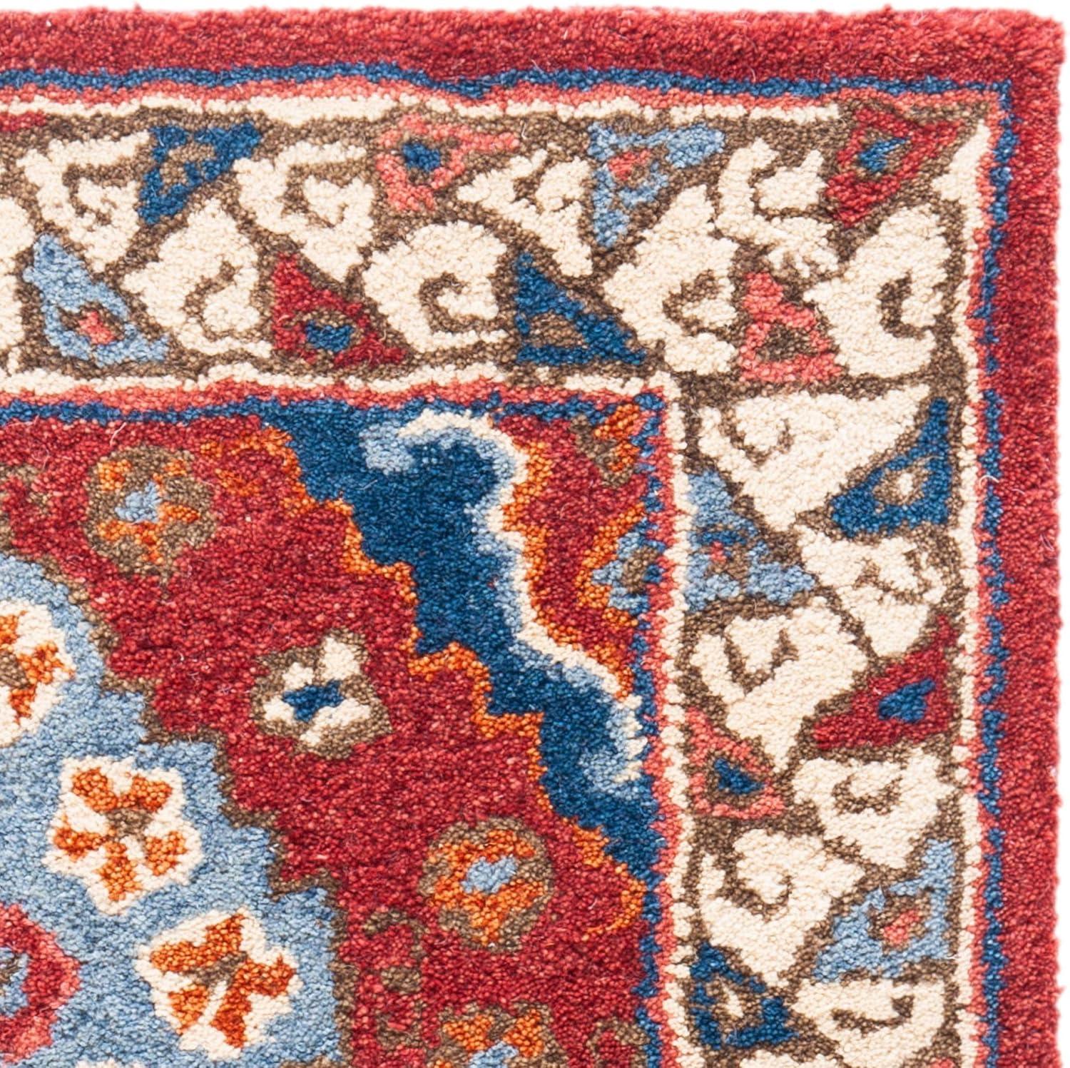 Antiquity AT509 Hand Tufted Accent Rug - Red/Blue - 2'x3' - Safavieh.