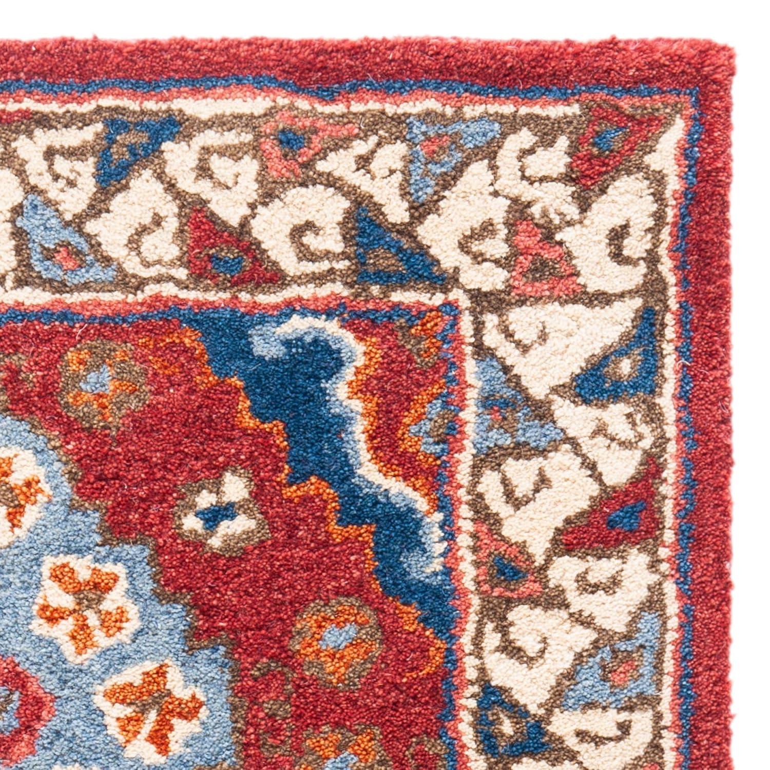 Antiquity AT509 Hand Tufted Accent Rug - Red/Blue - 2'x3' - Safavieh.