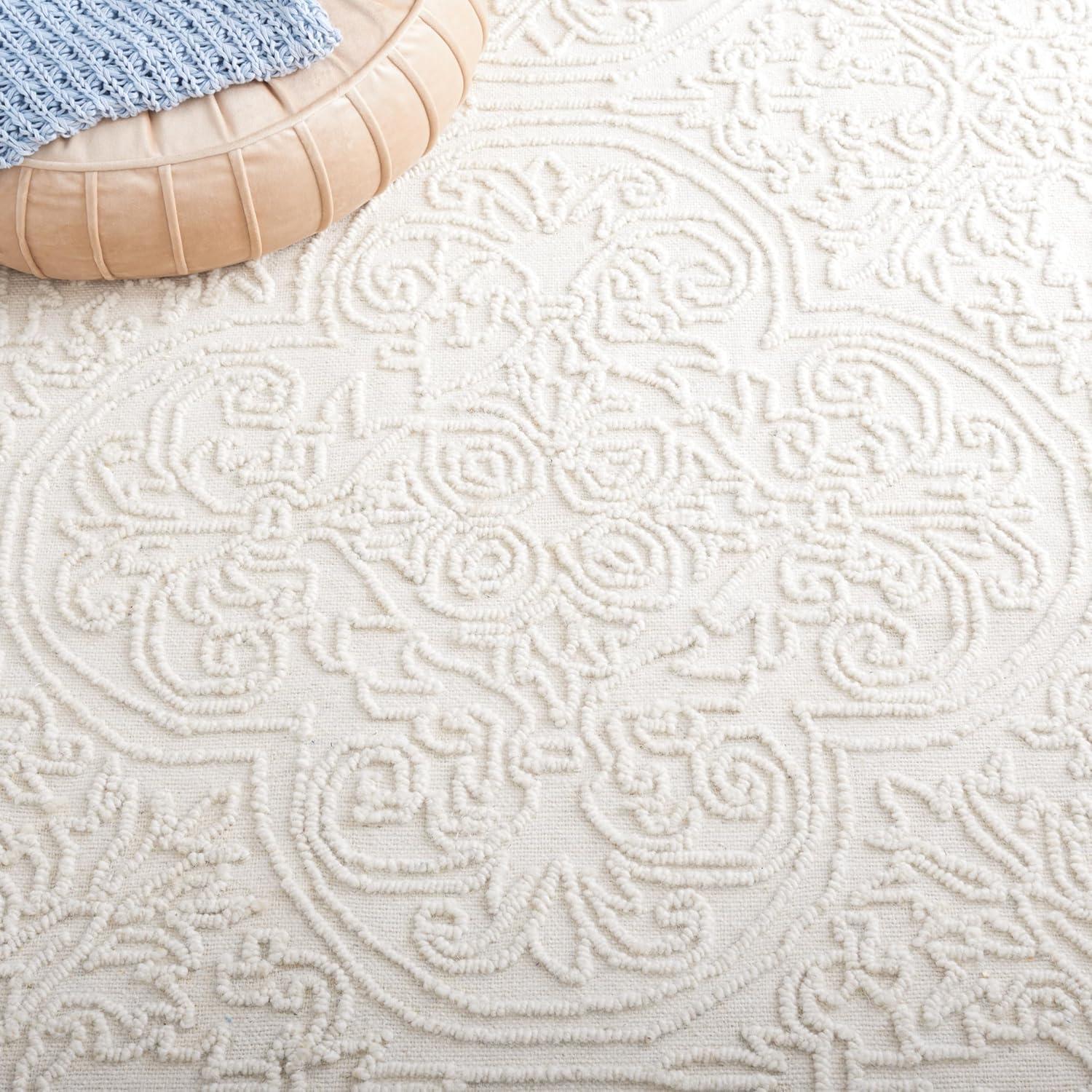 Trace TRC101 Hand Tufted Indoor Accent Rug - Ivory - 2'x3' - Safavieh