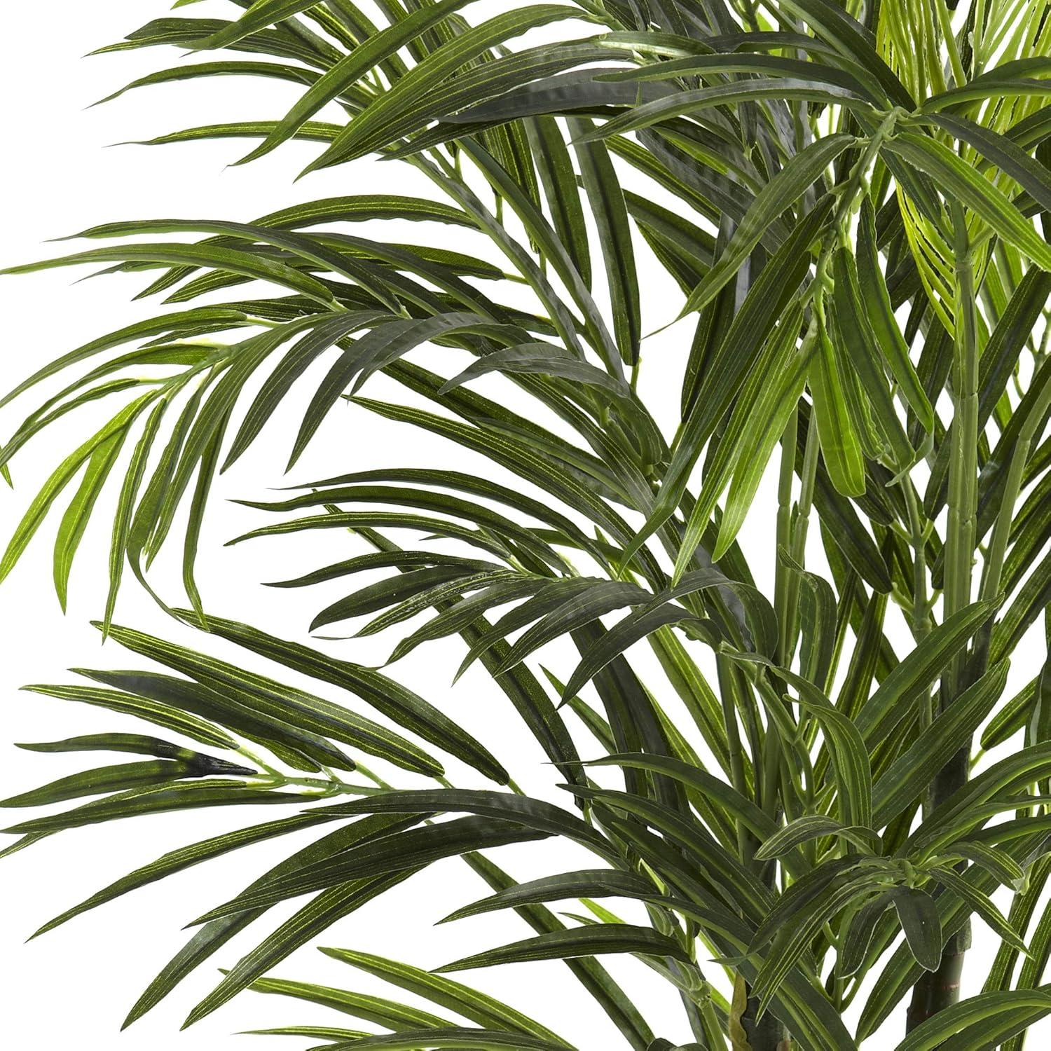 Nearly Natural 5387 Areca Palm UV Resistant Plant in Pot (5387)