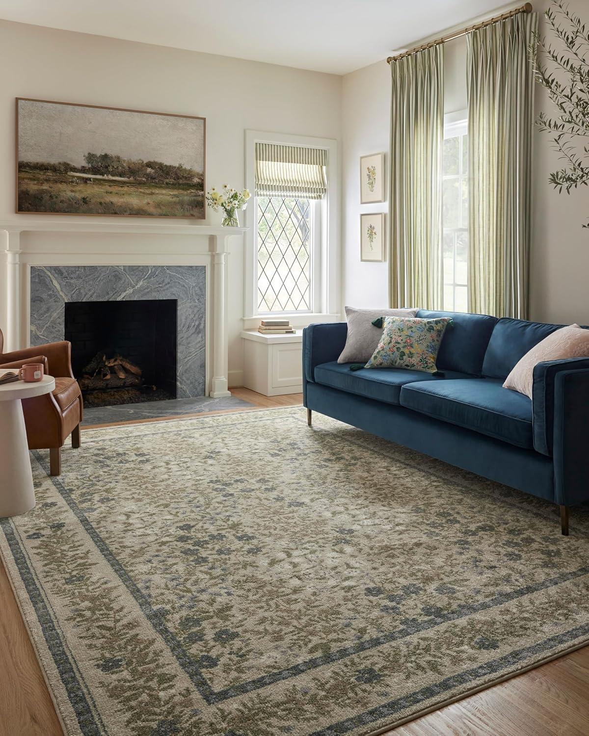 Rifle Paper Co. x Loloi Rifle Paper Co. x Loloi Laurel Cream Area Rug