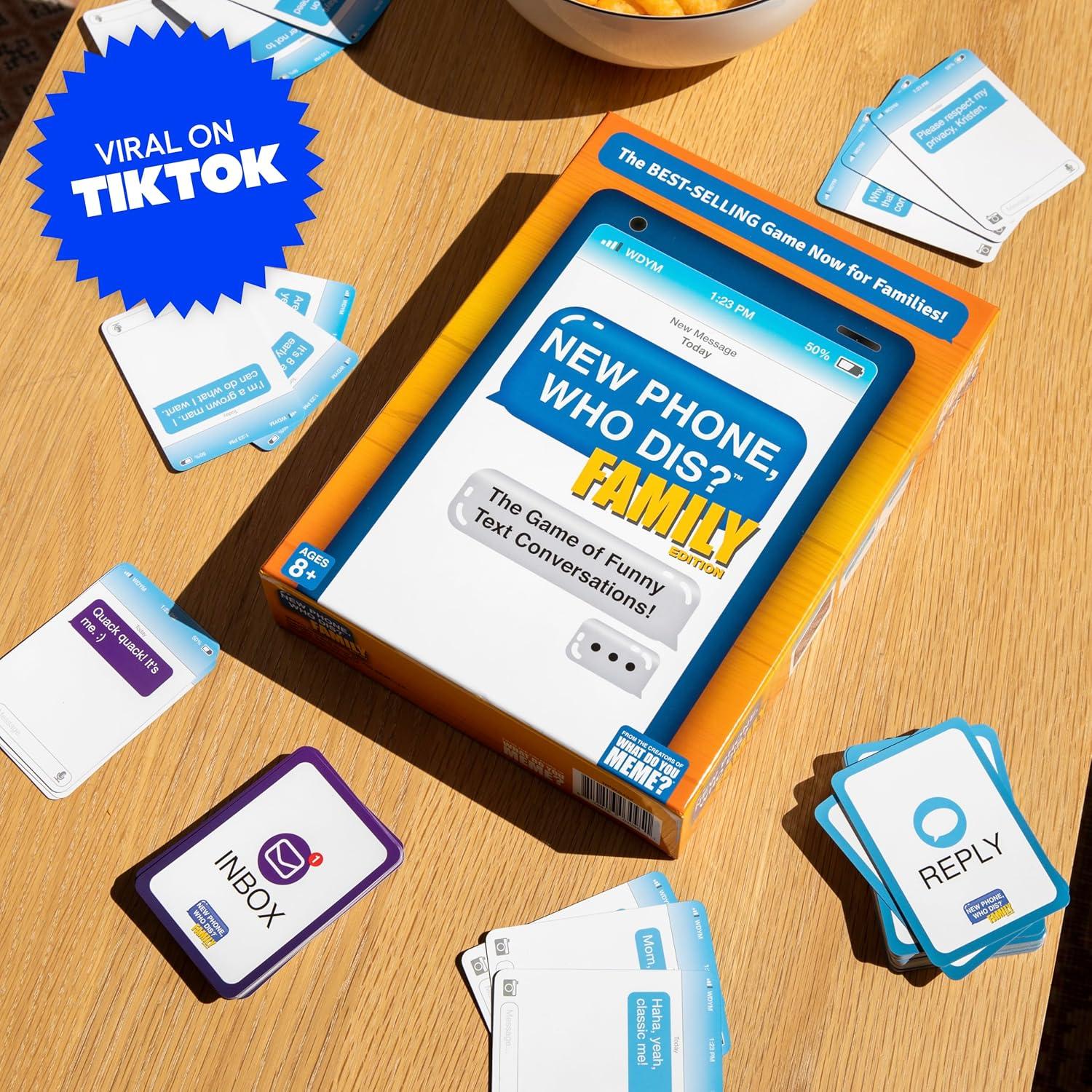 New Phone, Who Dis? Family Edition - The Text Message Family Game - by What Do You Meme? Family
