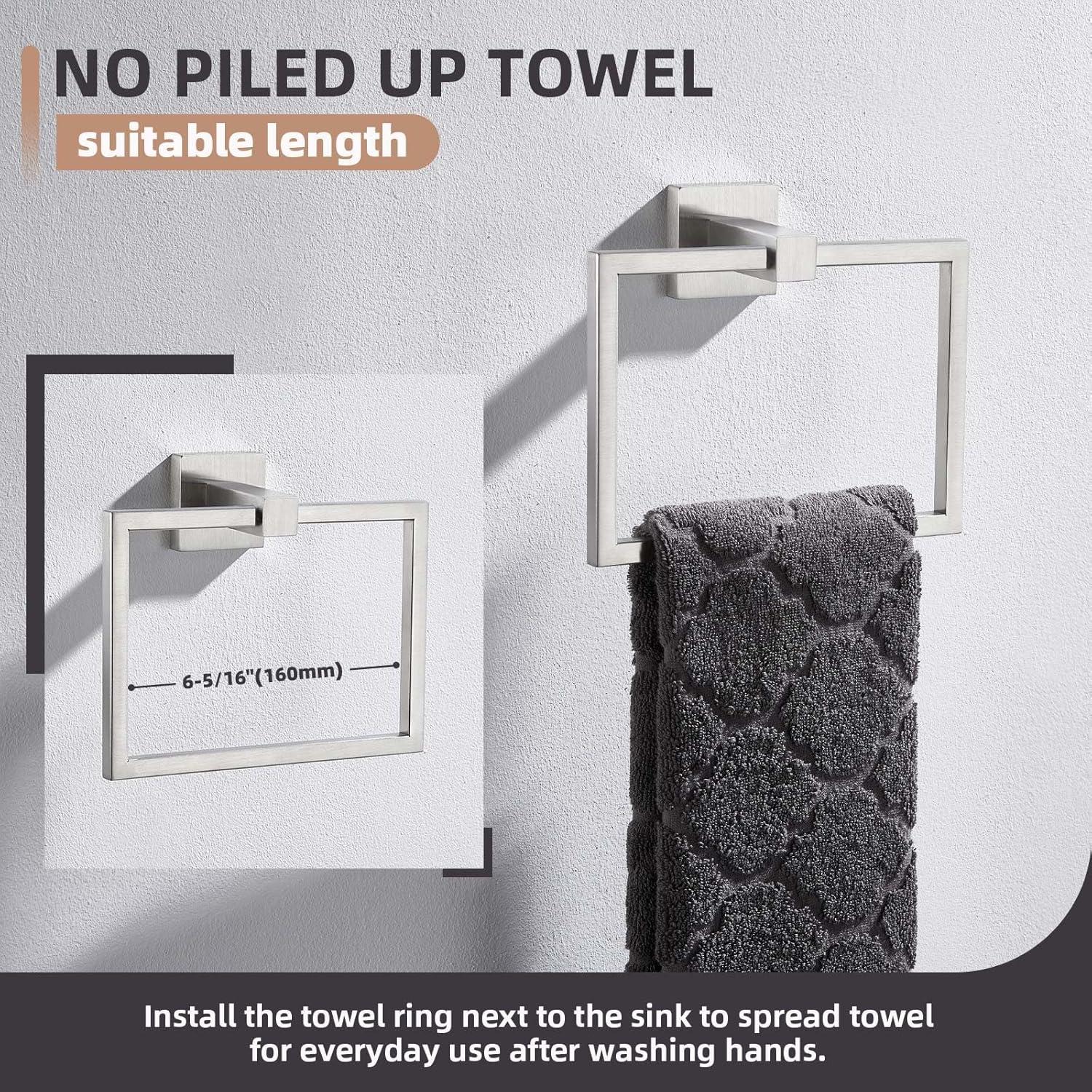 Wall Mounted Bathroom Towel Ring