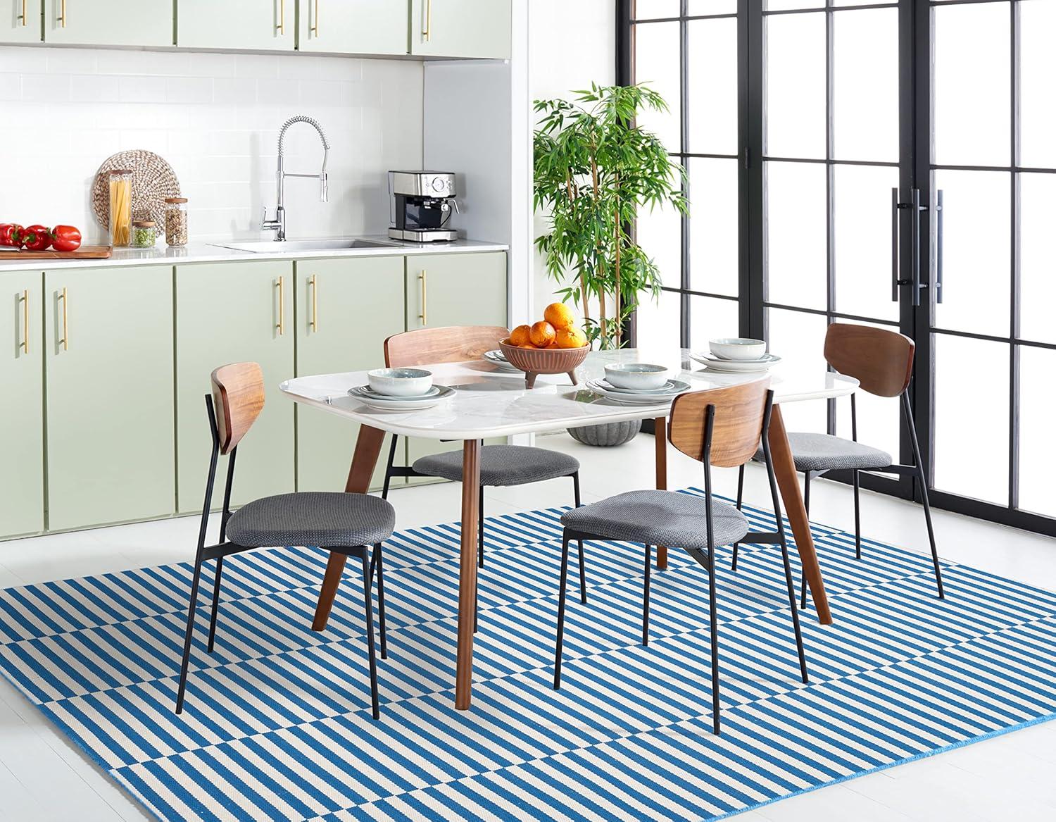 Montauk MTK715 Hand Woven Indoor Area Rug - Ivory/Blue - 8'x10' - Safavieh