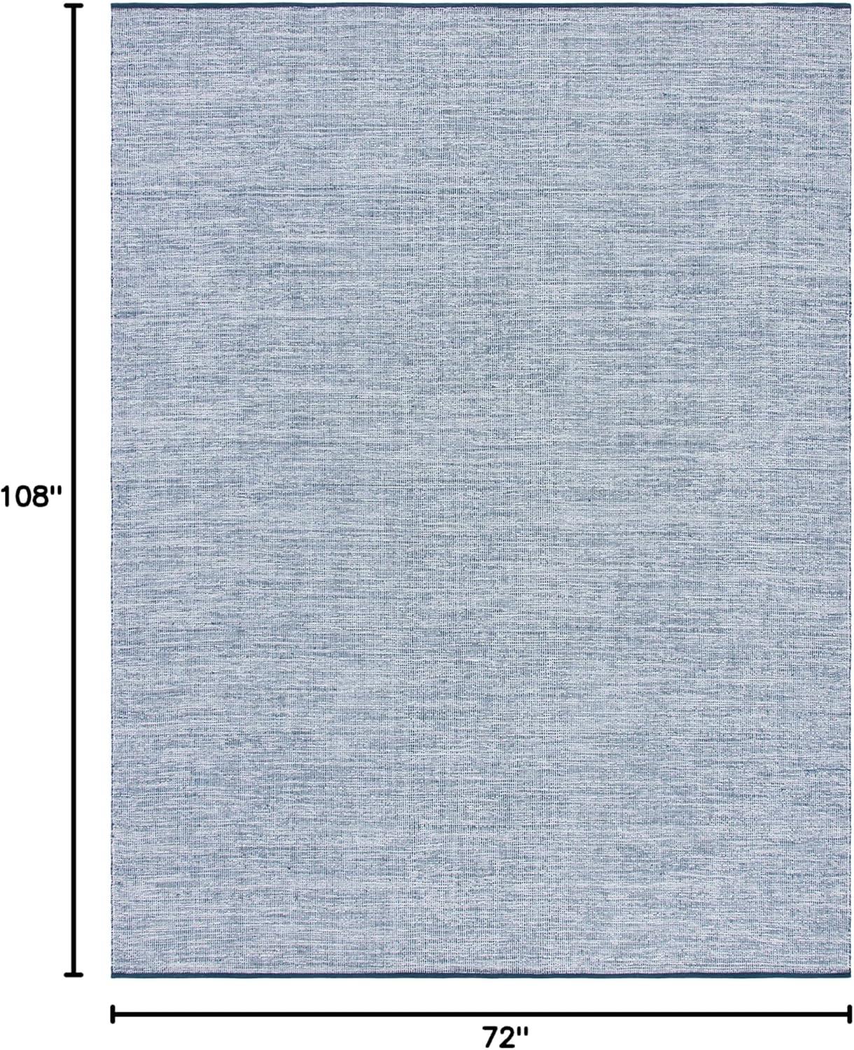 Montauk MTK250 Hand Woven, Flat Weave Indoor Area Rug - Navy/Blue - 6'x9' - Safavieh
