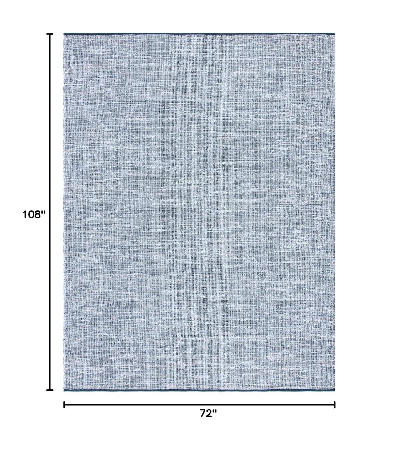 Montauk MTK250 Hand Woven, Flat Weave Indoor Area Rug - Navy/Blue - 6'x9' - Safavieh