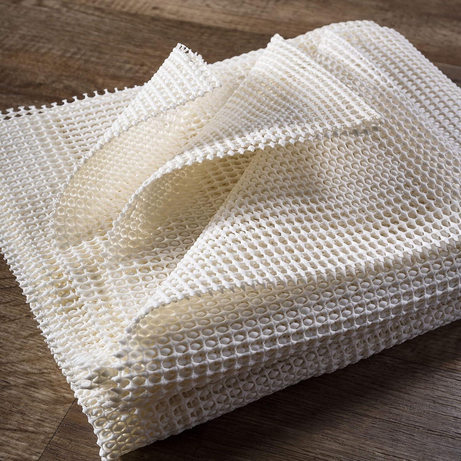 JONATHAN Y Ultra Stop Cream 12 ft. x 18 ft. Rug Pad