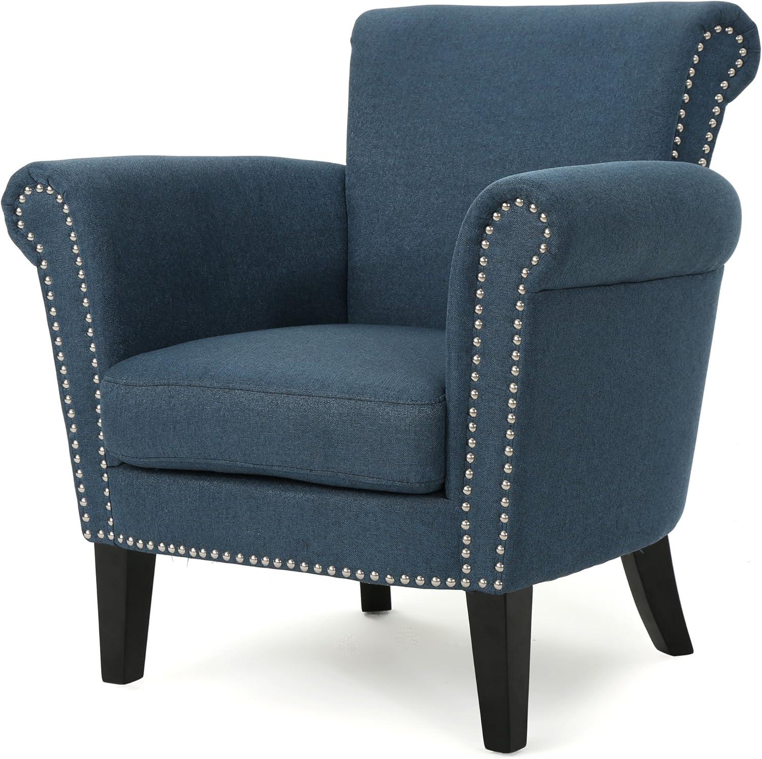 Brice Vintage Studded Club Chair - Christopher Knight Home