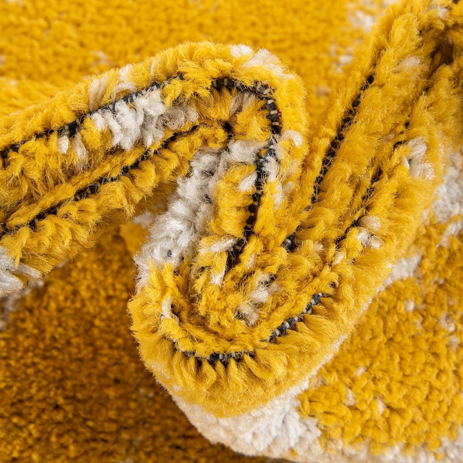 Unique Loom Zal Lennon Rug , 2' 0" x 3' 0" ,Yellow