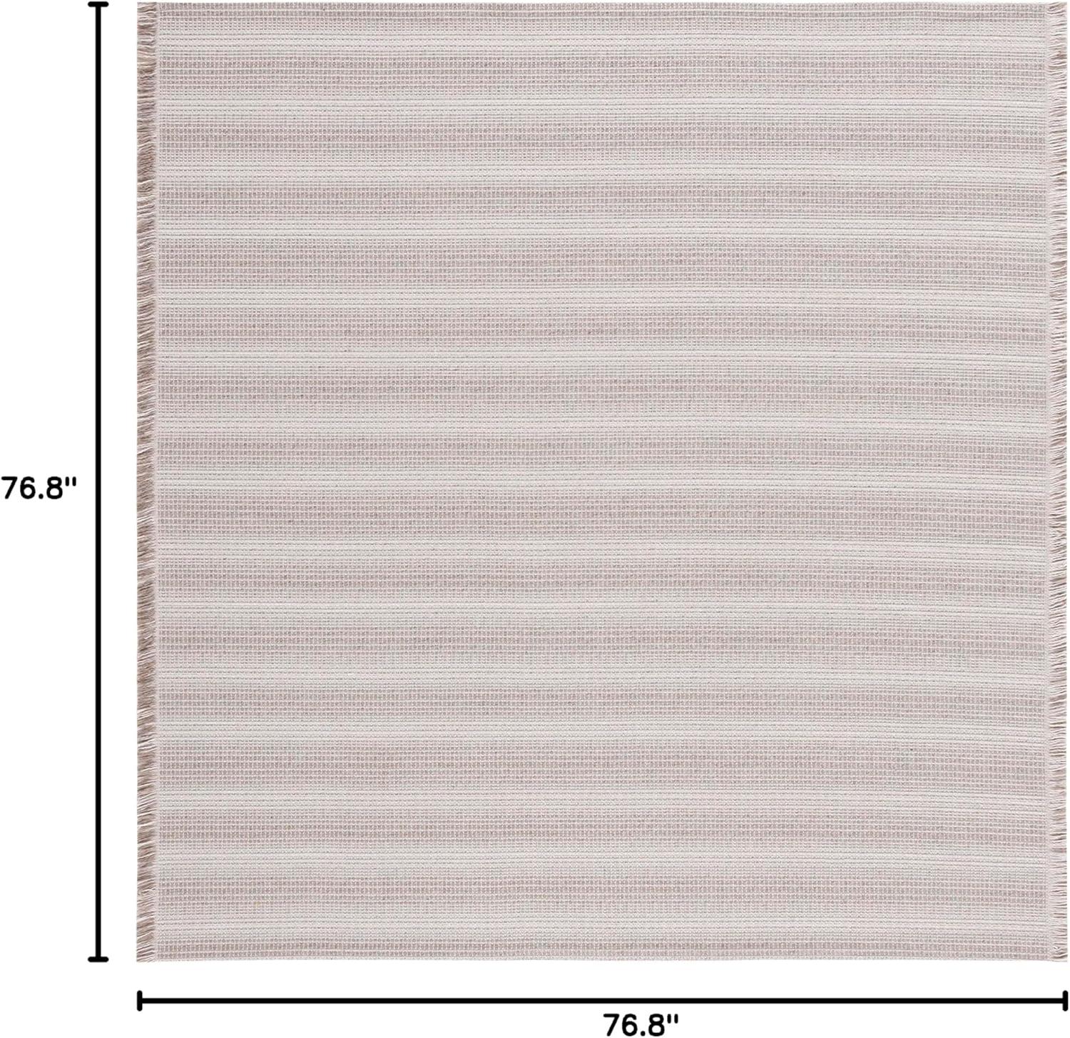 Augustine AGT501 Machine Made Indoor Area Rug - Ivory/Taupe - 6'-4"x6'-4" - Safavieh