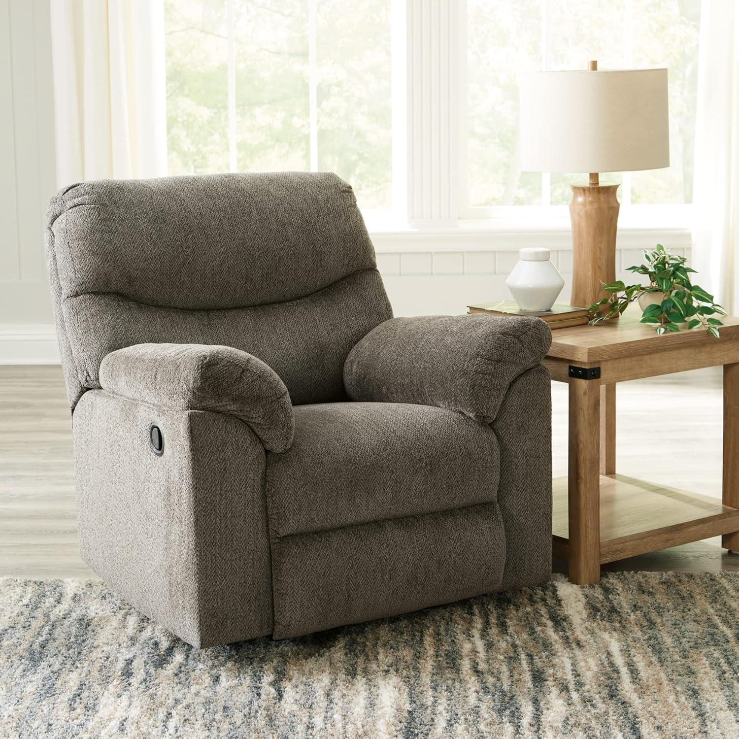 Alphons Putty 39'' Contemporary Metal Rocker Recliner