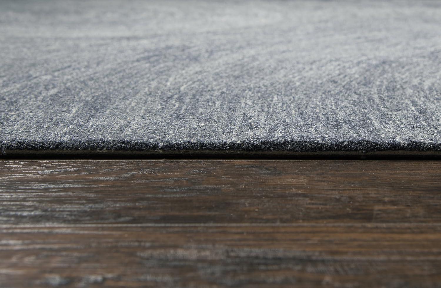 Rizzy Rugs Brindleton Area Rug BR801A Gray Circles Single Color 5' x 8' Rectangle