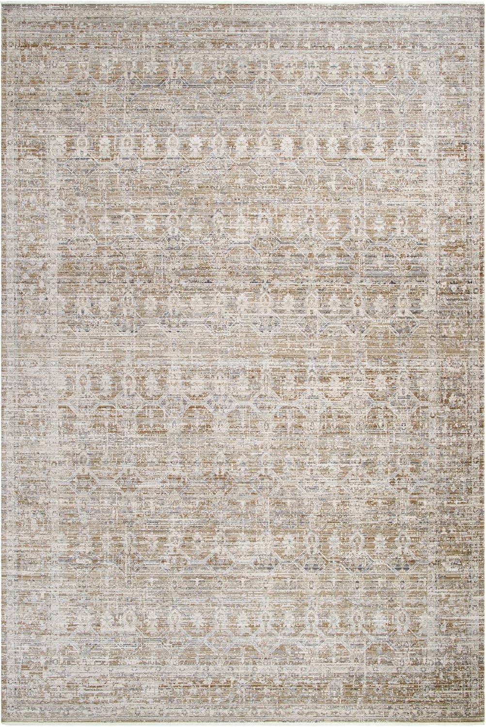 Livabliss x Becki Owens Margaret Damask Area Rug ,9' x 13'1", Vintage Brown