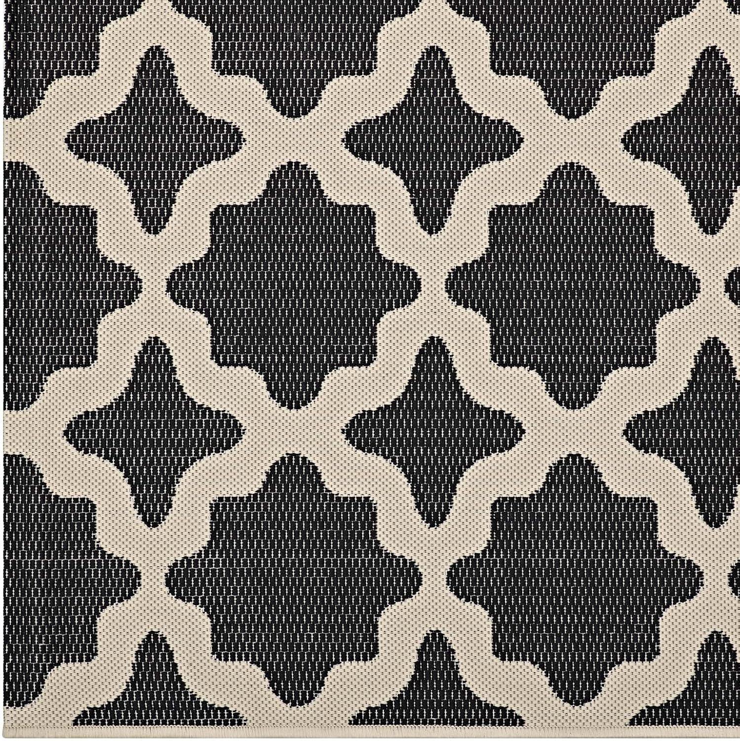 Modway Cerelia Moroccan Trellis Indoor and Outdoor Area Rug