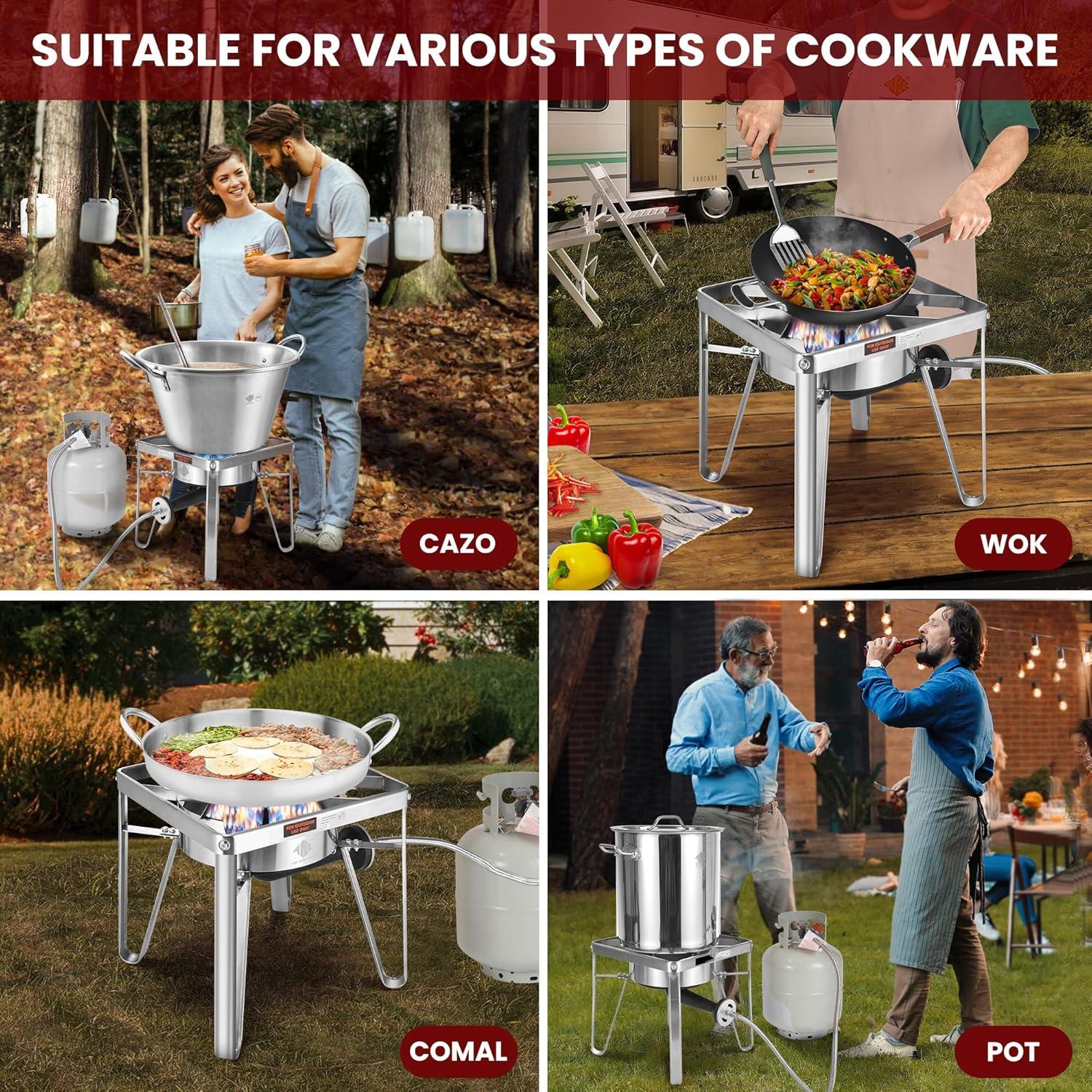 ARC Single Burner High Pressure Propane Turkey Fryer