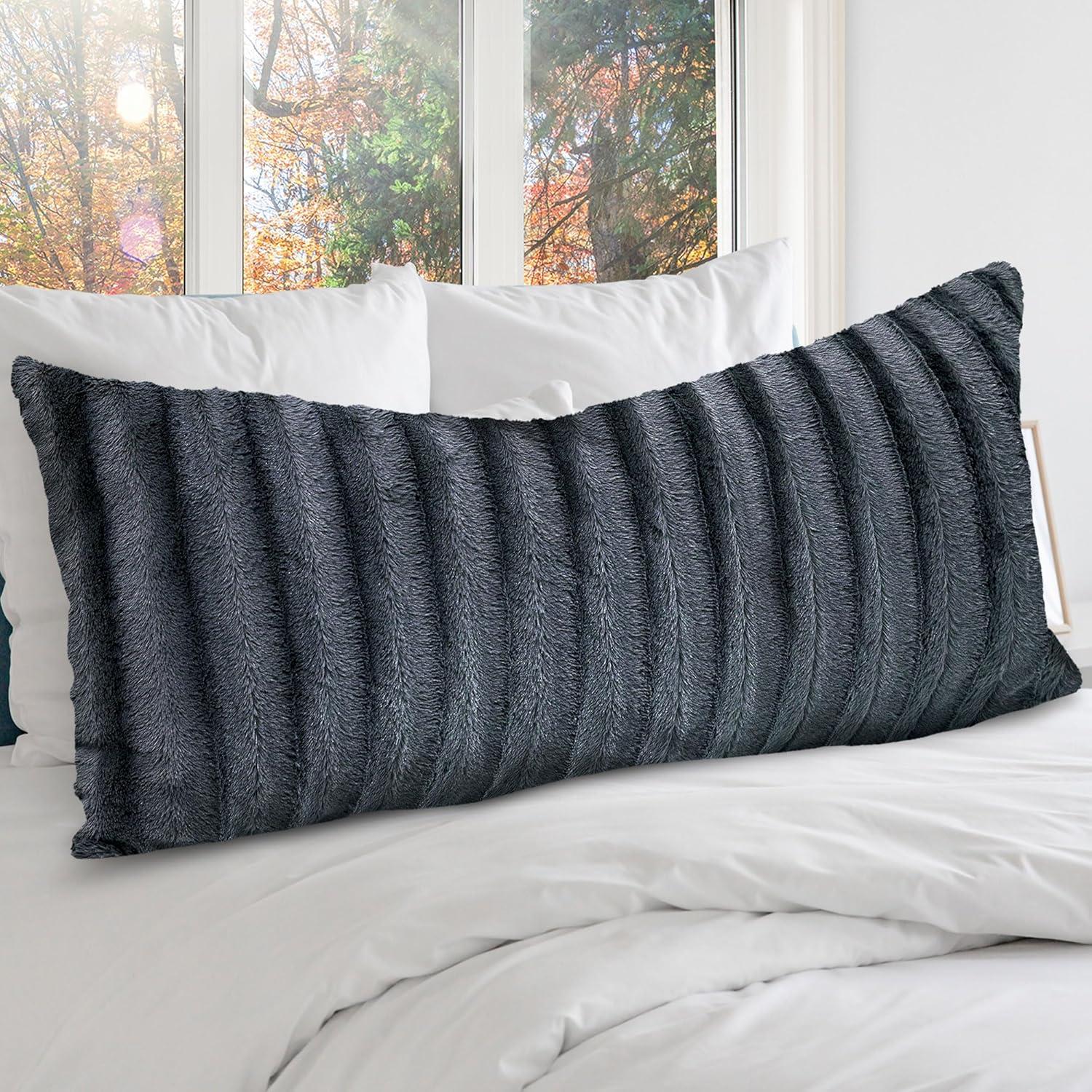 Faux Fur Throw Pillow