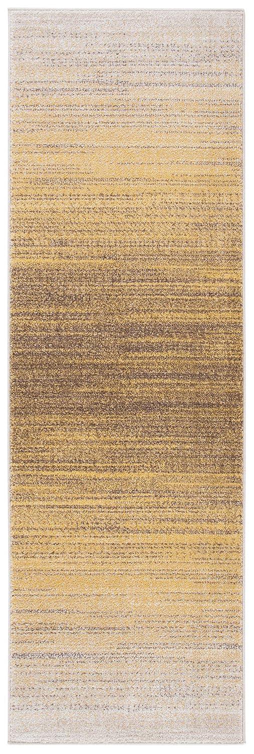 SAFAVIEH Adirondack Maris Abstract Runner Rug, Gold/Ivory, 2'6" x 12'