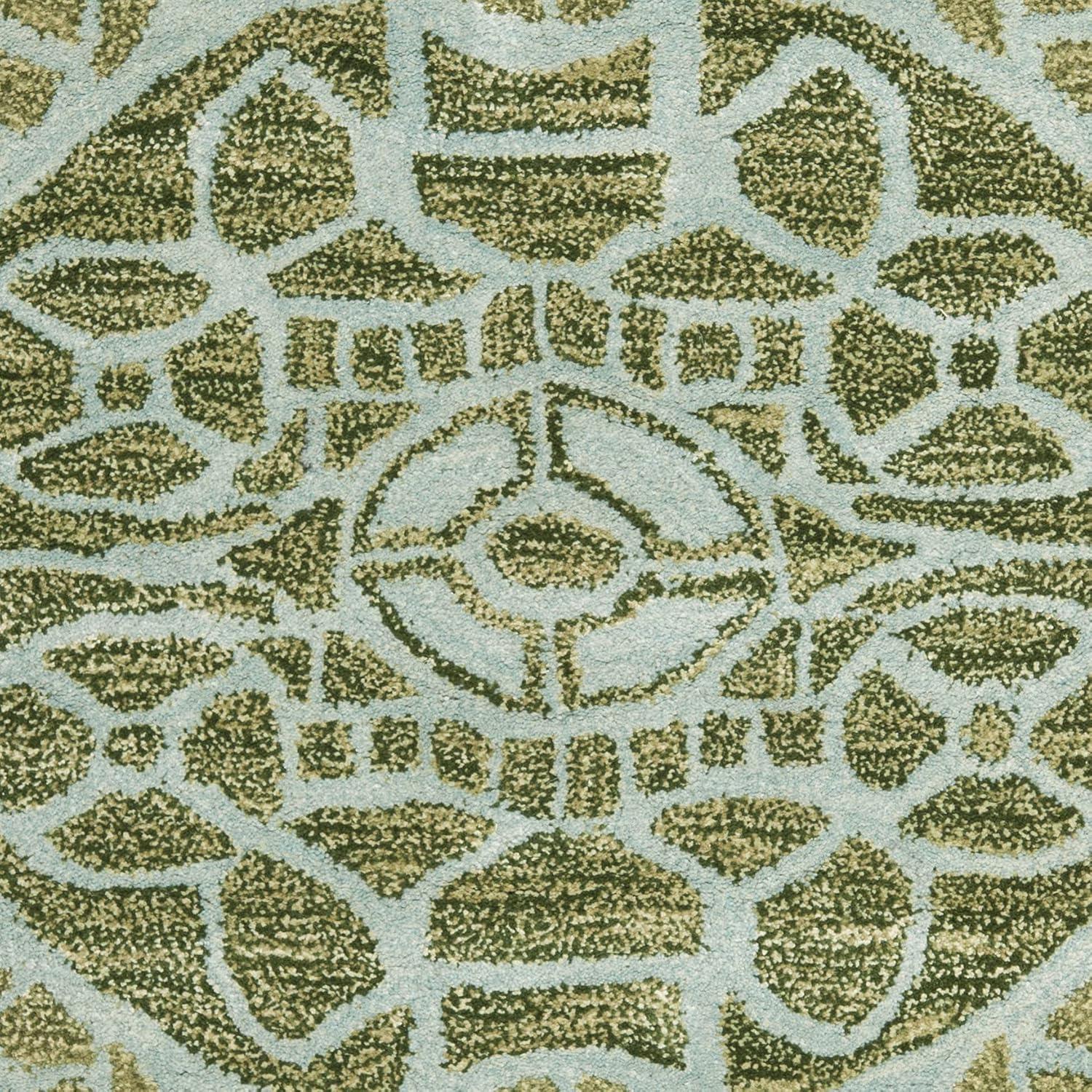Wyndham WYD376 Hand Tufted Accent Rug - Turquoise/Green - 2'6"x4' - Safavieh.