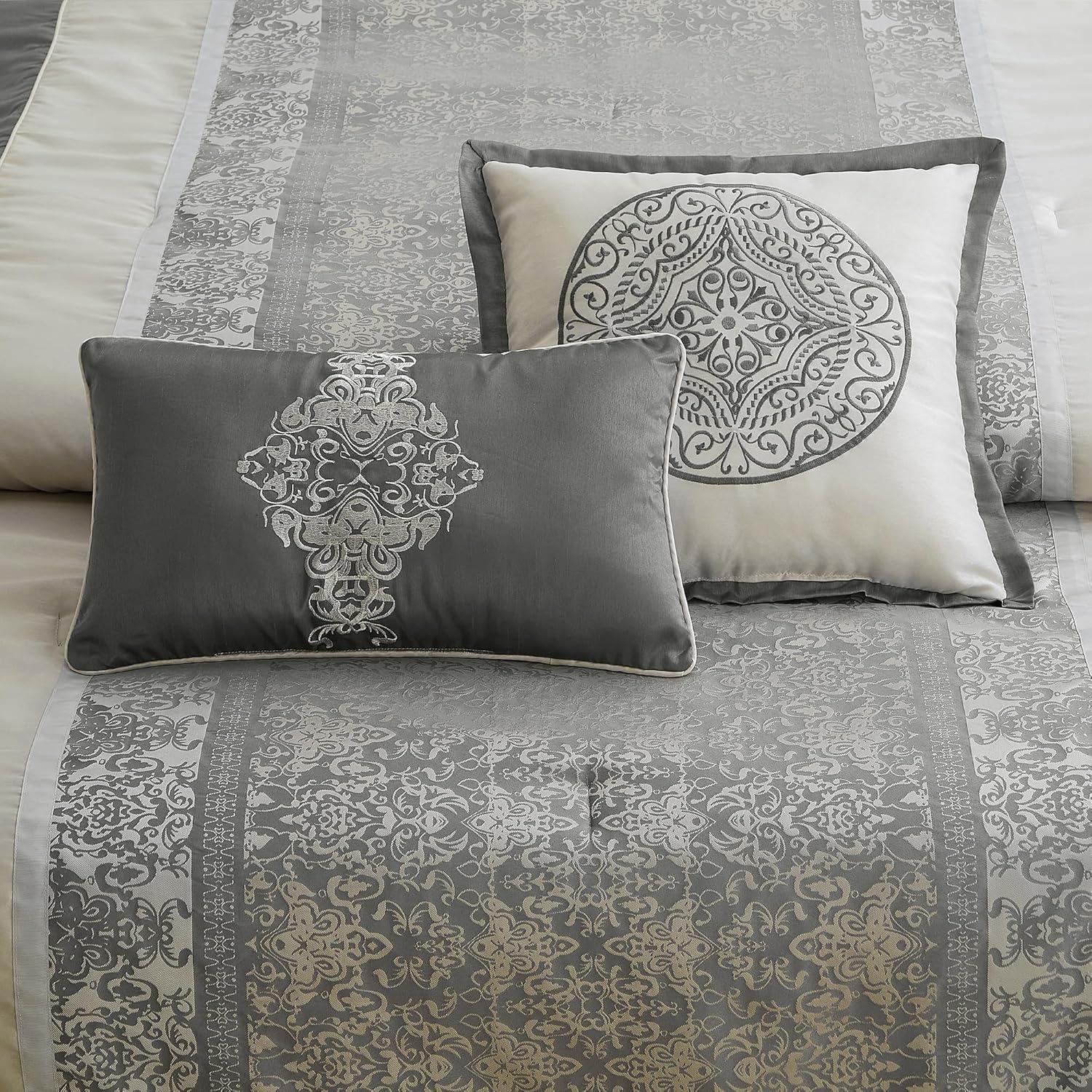Nanshing America, Inc Arabesque 8 Piece Traditional Comforter Set
